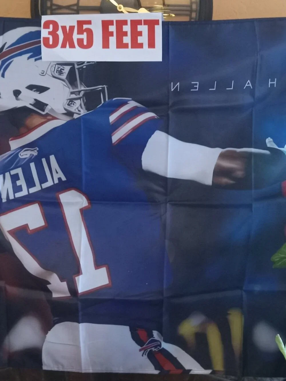 Buffalo Bills Josh Allen NFL 3X5 Feet Flag Banner For Wall / Pole